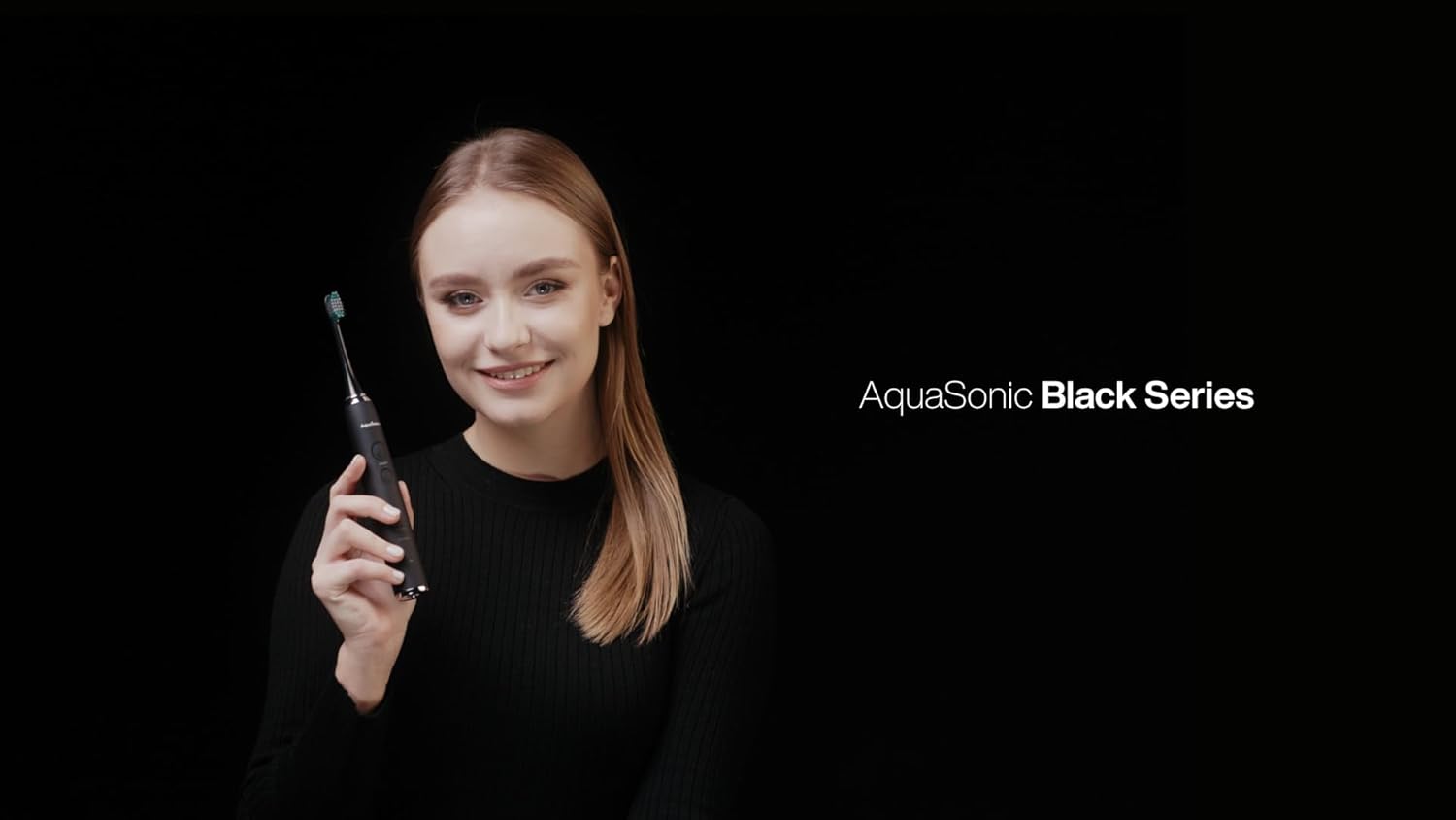 Aquasonic Black Series Ultra Whitening Toothbrush