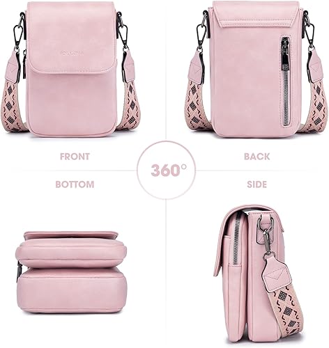 Small Crossbody Bags for Women Trendy,Leather - Image 5