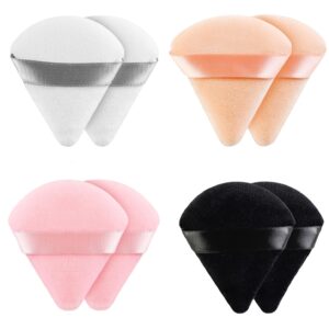 8 Pieces Triangle Powder Puff Face Soft Makeup