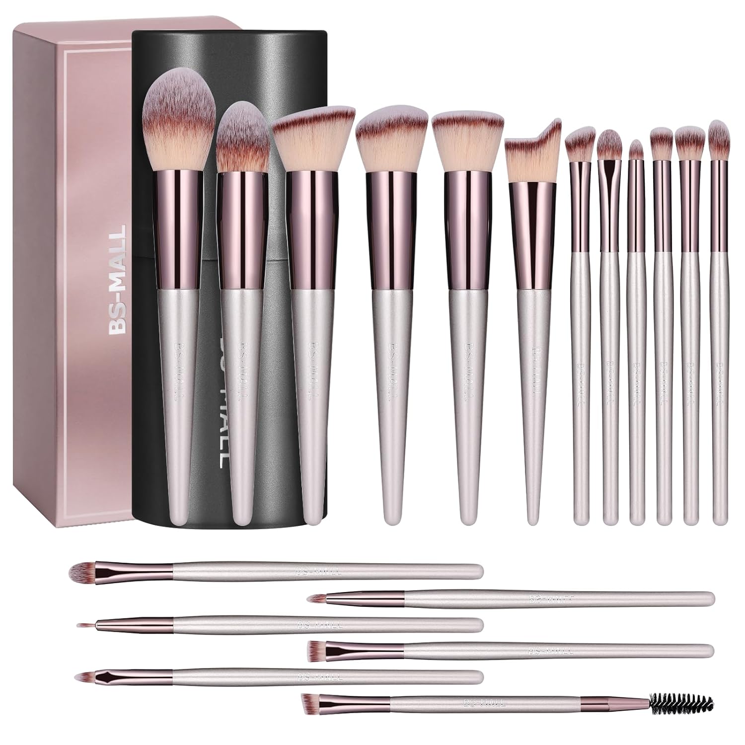 Makeup Brush Set 18 Pcs Premium Synthetic
