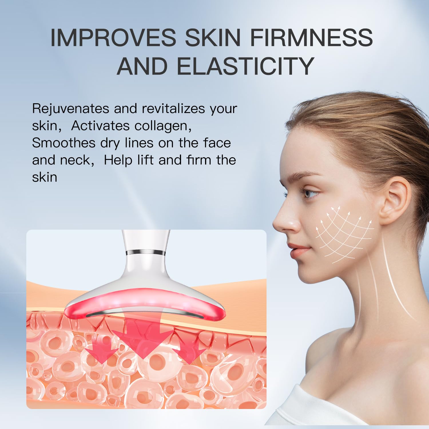 3-in-1 Beauty Massager for Face and Neck,