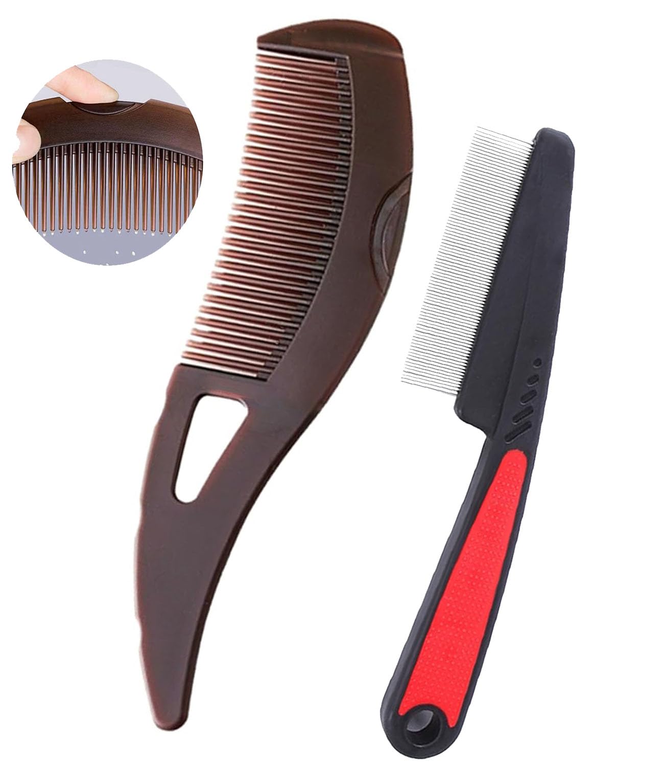 Dandruff Comb Fine Tooth Scalp Detox Comb Massage Hair
