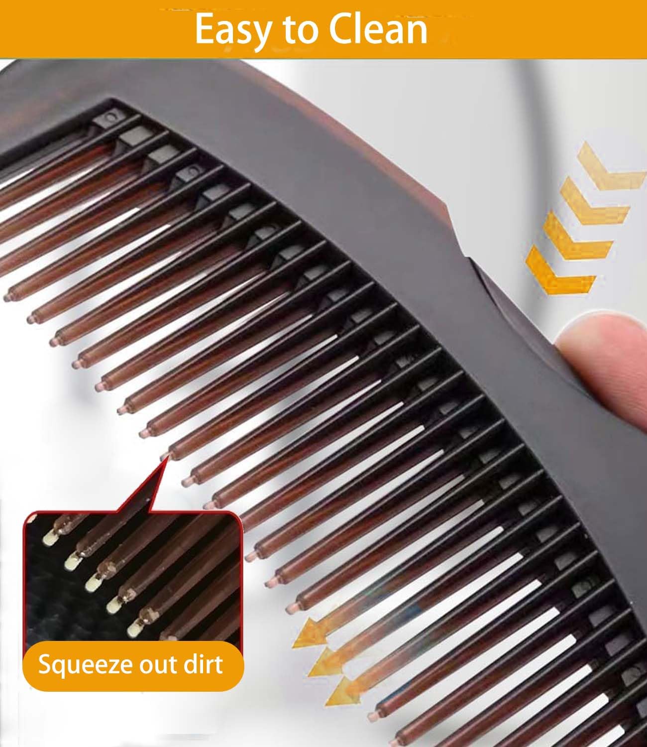 Dandruff Comb Fine Tooth Scalp Detox Comb Massage Hair - Image 5