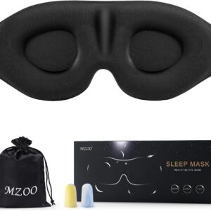 MZOO Sleep Eye Mask for Side Sleeper Men Women