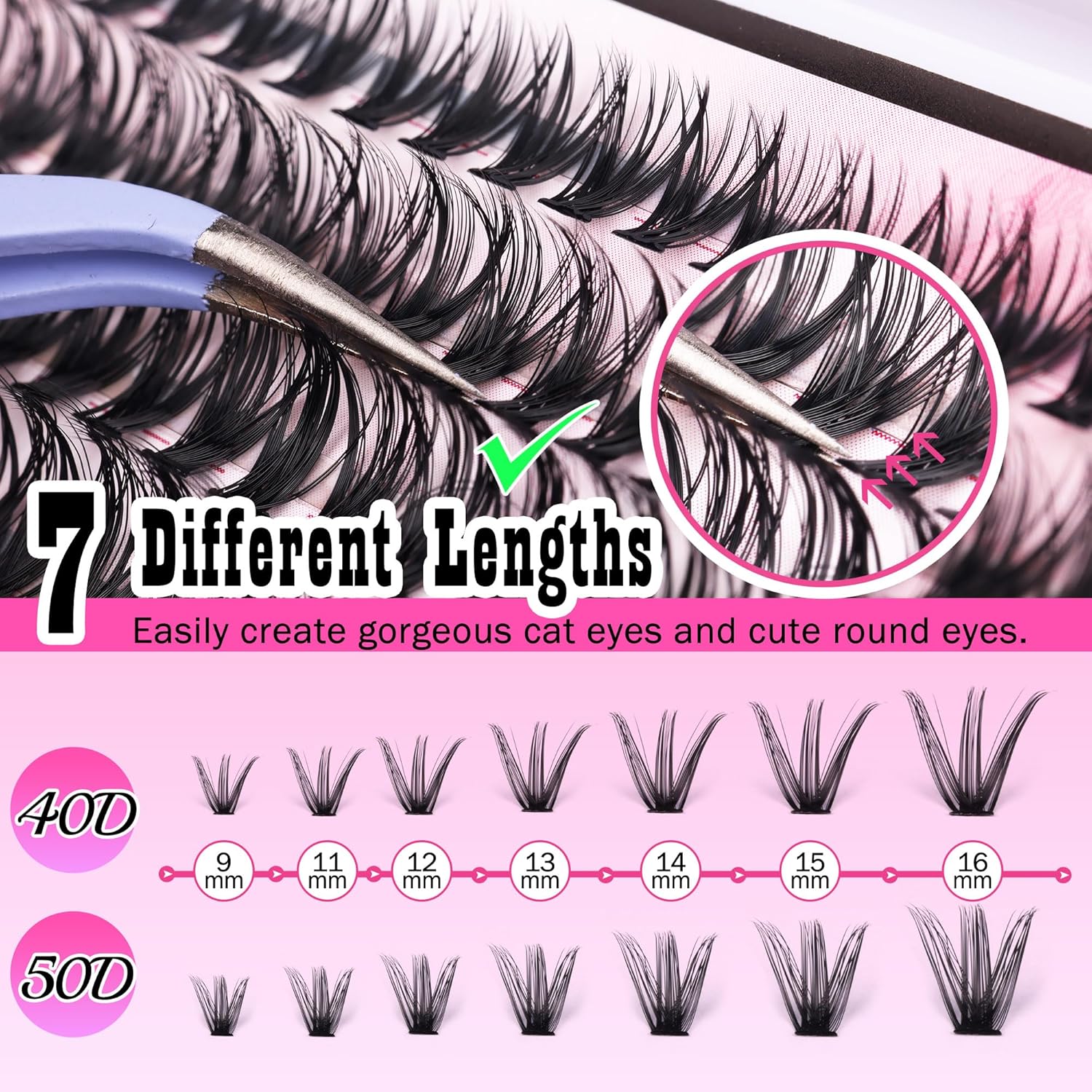 DIY Lash Extension Kit Volume Lash Curl Lashes