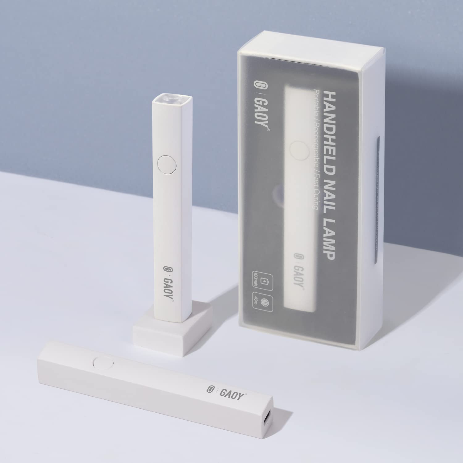 UV Light for Gel Nails, Mini Nail Lamp, Portable Cordless