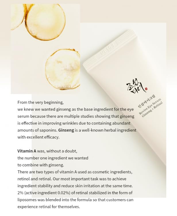 Beauty of Joseon Revive Eye Serum with Retinal Puffy Eye