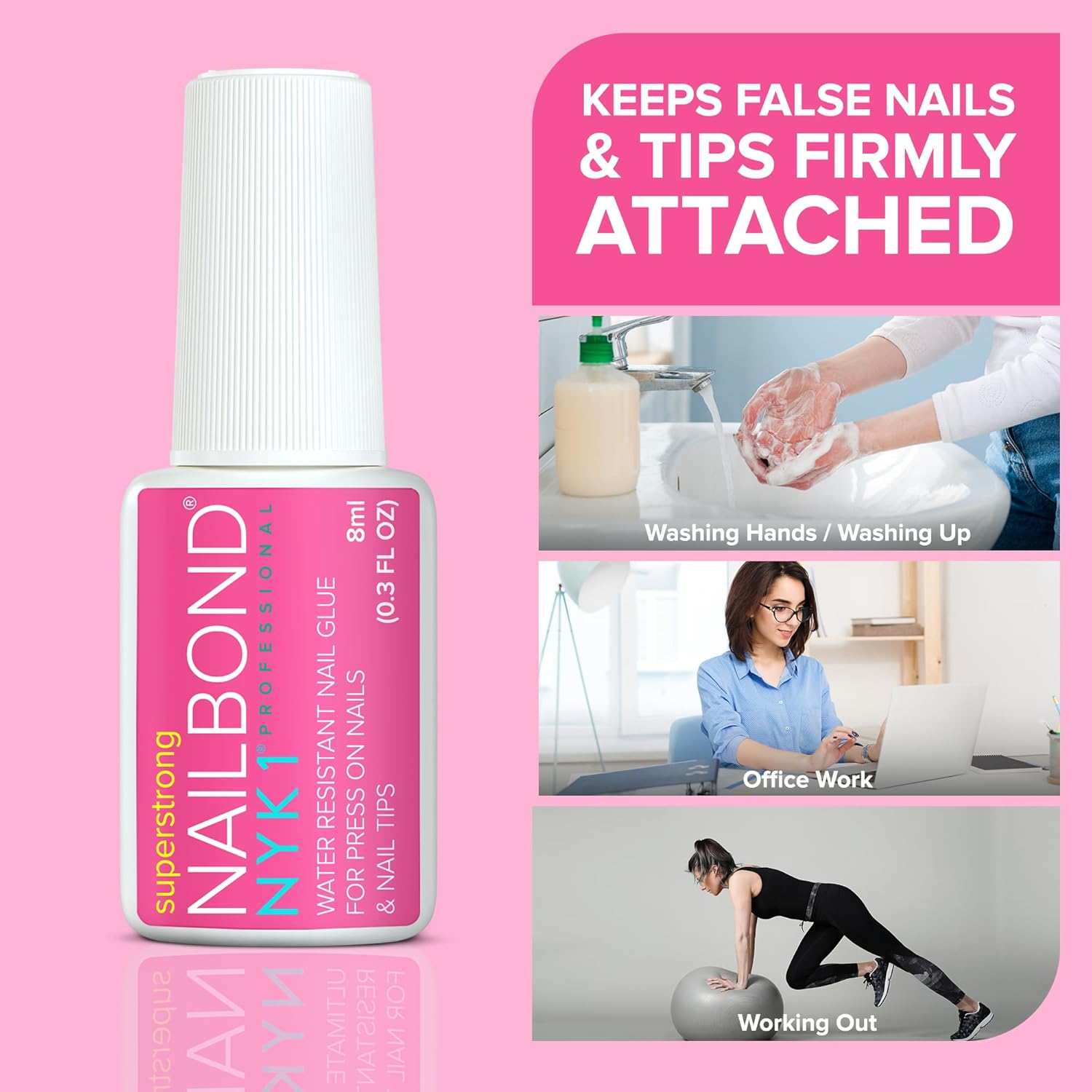 Super Strong Nail Glue for Press On Nails, - Image 4