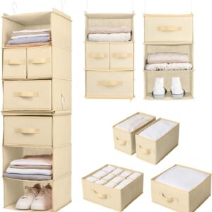 SMIRLY 6 Shelf Hanging Closet Hanging Organizer