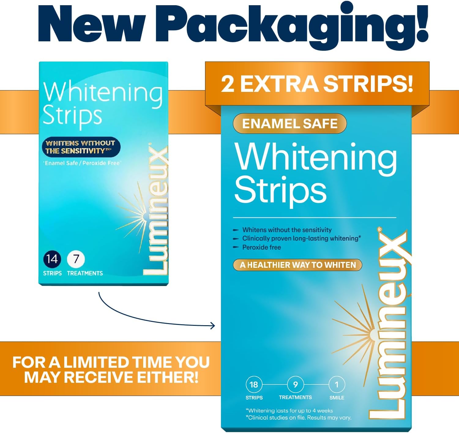 Lumineux Teeth Whitening Strips 9 Peroxide Free - Image 8