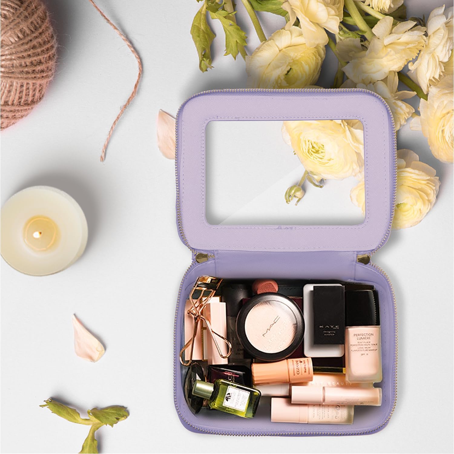 Clear Makeup Bag Cosmetic Organizer Waterproof Travel