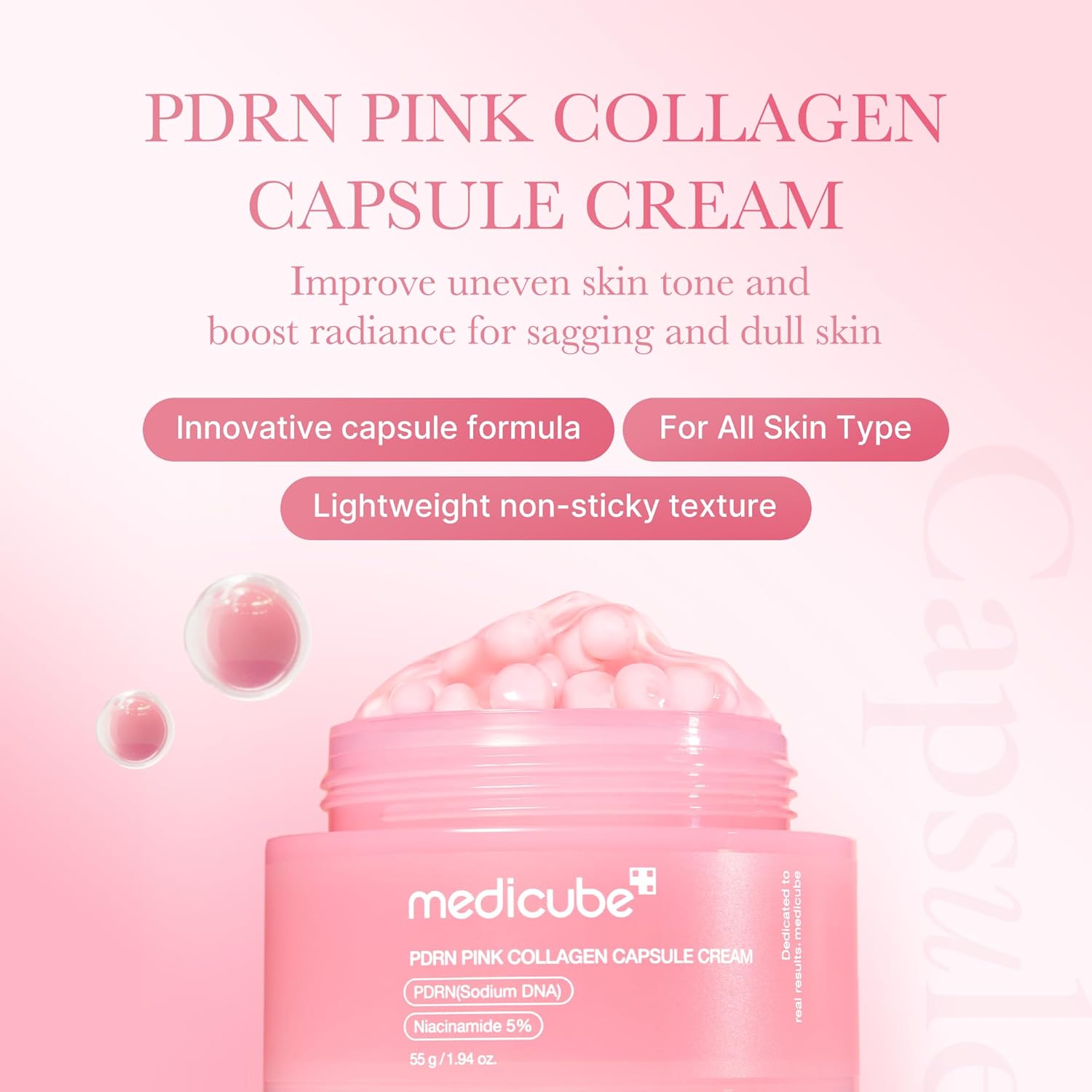 medicube Salmon DNA PDRN Pink Collagen Capsule - Image 8