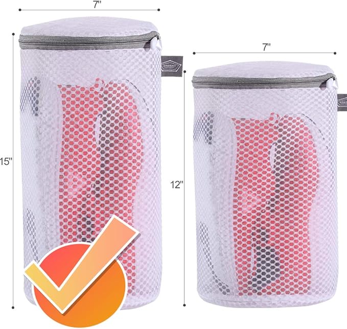 Shoe Washing Machine Bag, 2 Pack Honeycomb. - Image 11