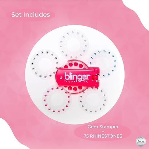 Diamond Collection Kit Gem Stamper & 75 Rhinestones