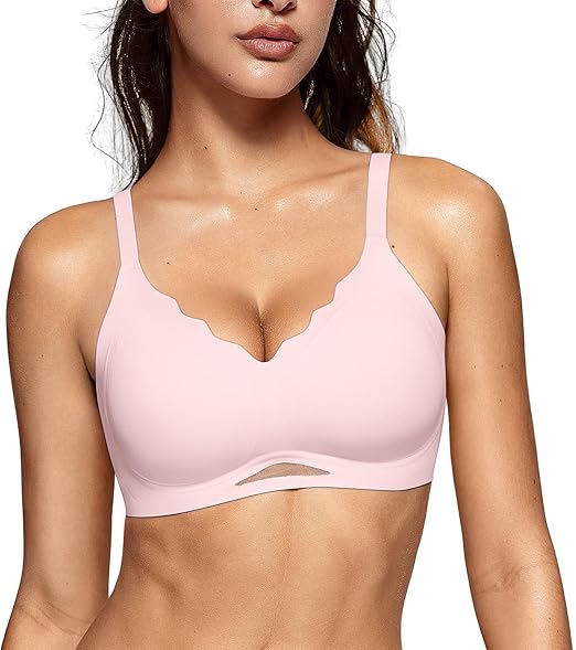 Bras for Women Wireless Push Up Bra Full Coverage
