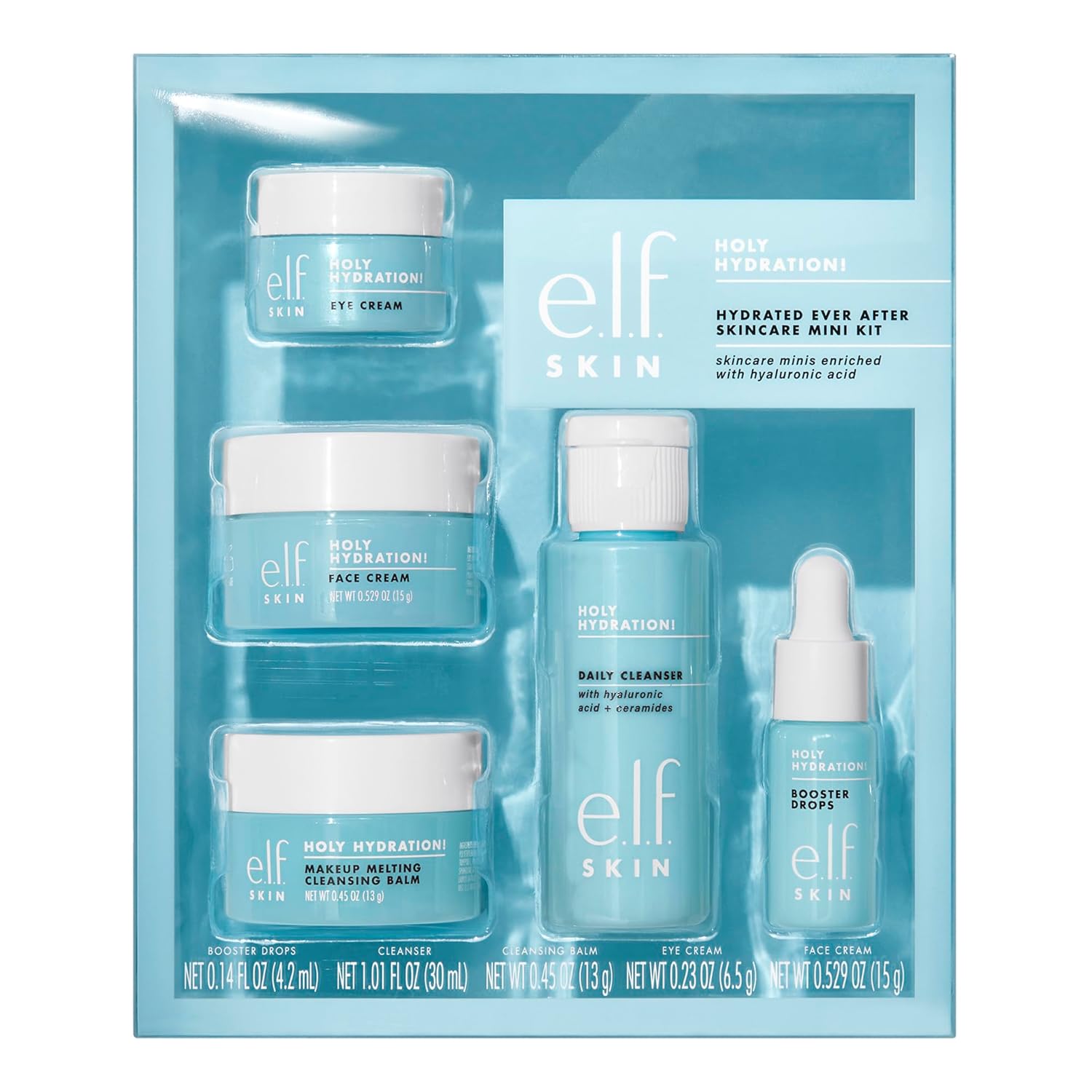 e.l.f. SKIN Holy Hydration! Hydrated Ever Skincare Mini Kit