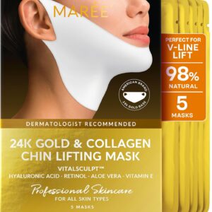 MAREE V Line Lifting Mask with 24K Gold Deep Collagen