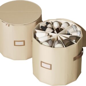 Vailando Shoe Organizer for Closet Cylindrical Shoe