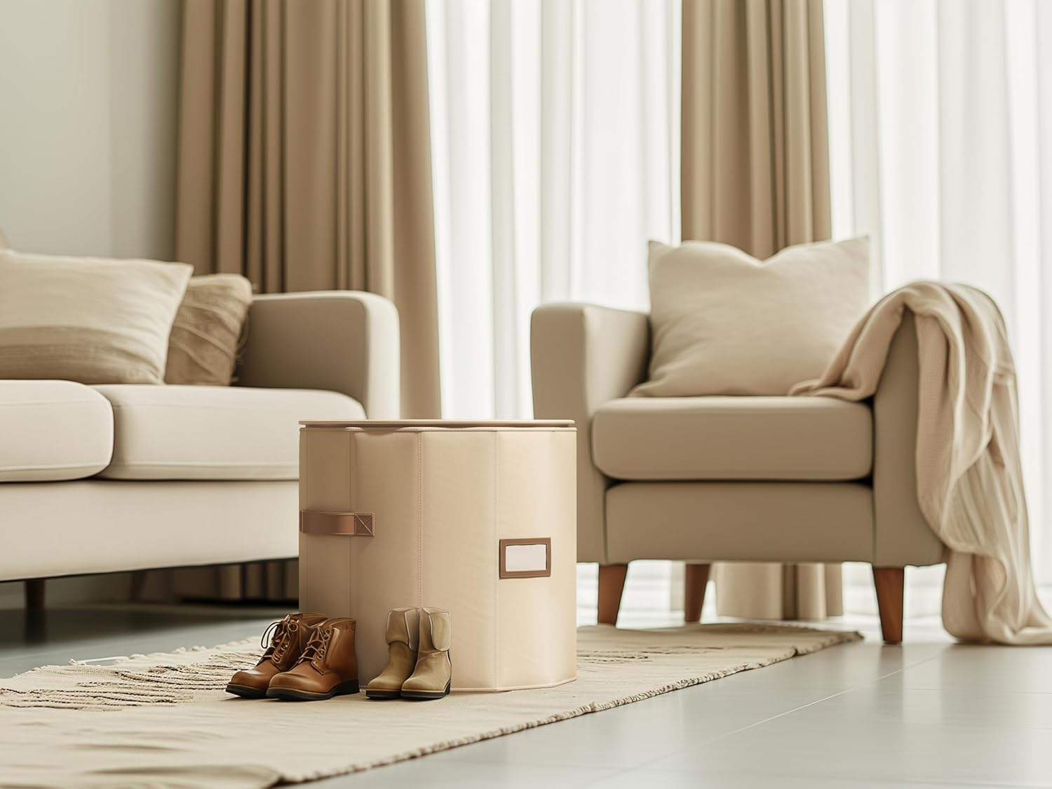 Vailando Shoe Organizer for Closet Cylindrical Shoe