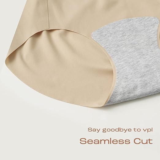 INNERSY Women's Seamless No Show Hipster Panties