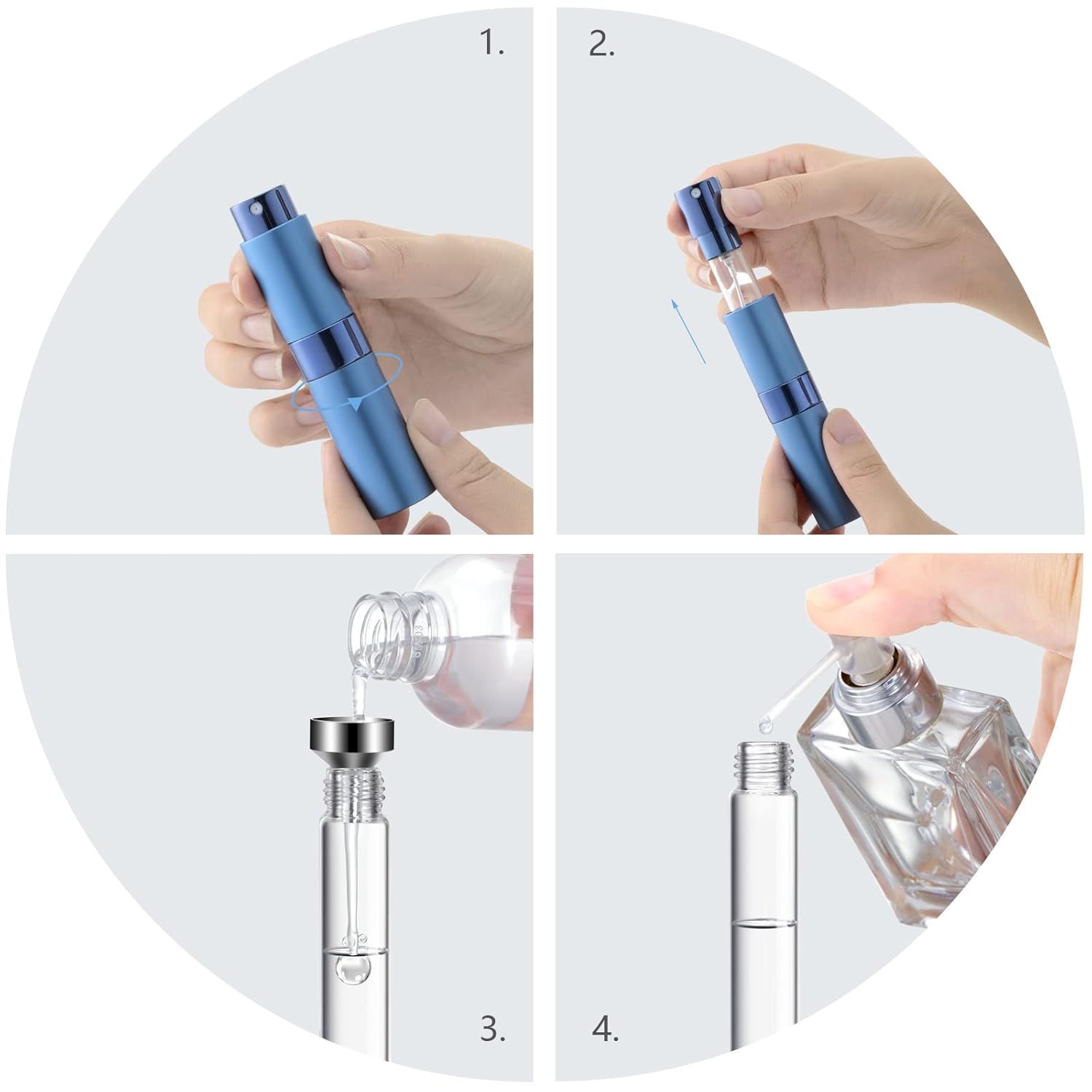 Travel Portable Mini Perfume Atomizer(4 PCS) - Image 4