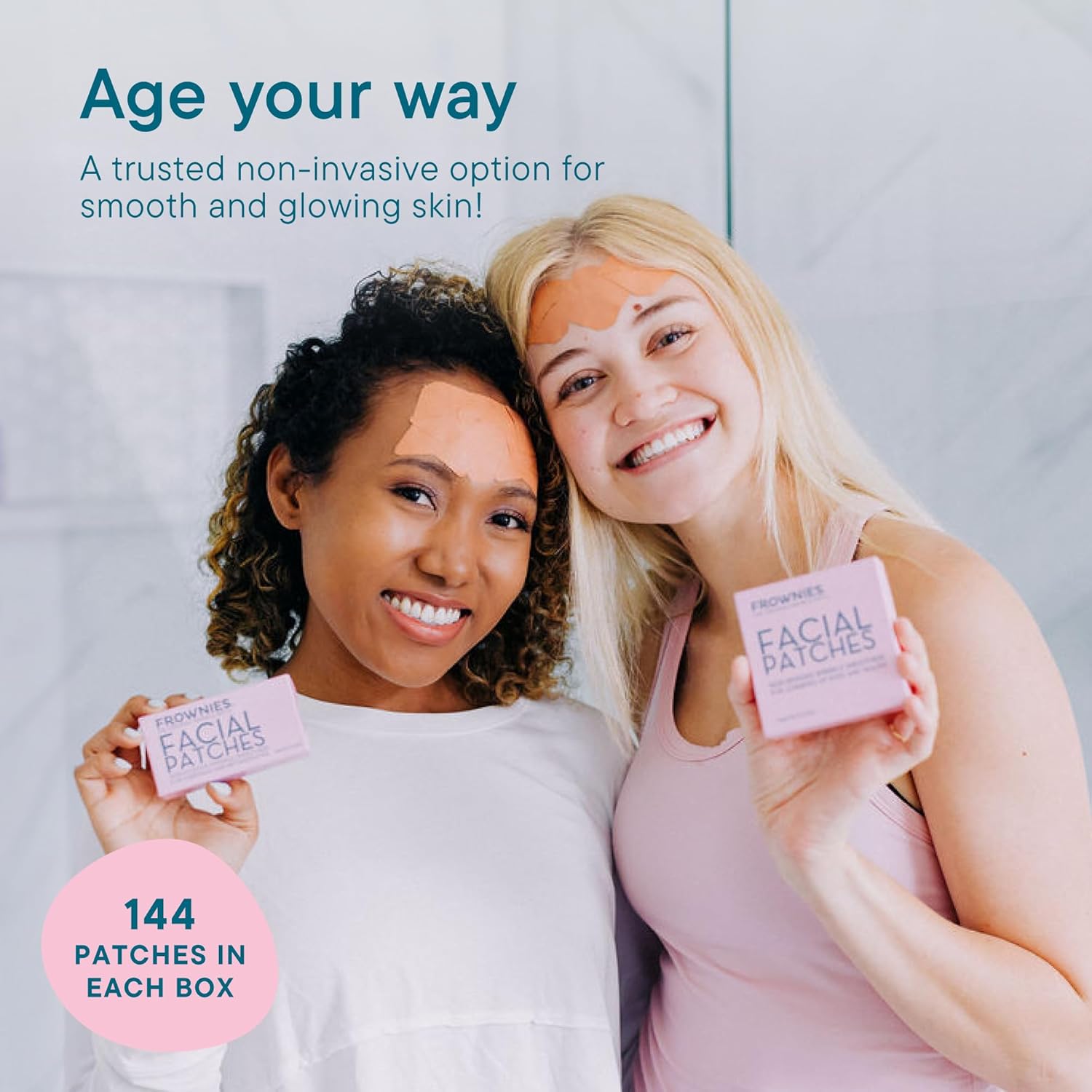 Forehead and Between the Eyes Facial Patches - 144 count - Image 6