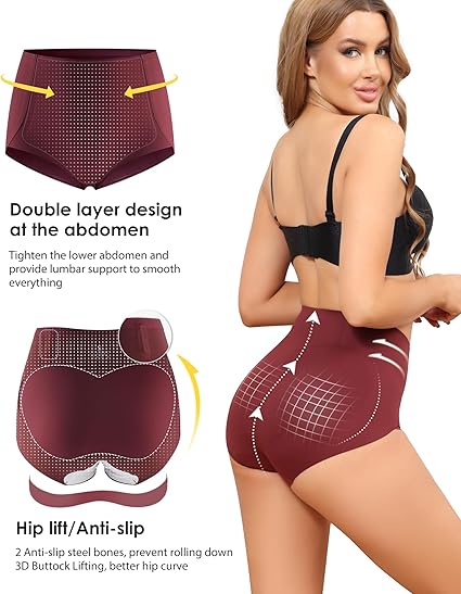 LEVAO Women Tummy Control Underwear, High Waisted Panties - Image 6