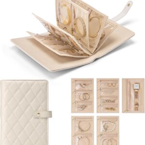 Travel Jewelry Organizer Case,Jewelry Storage Book Ring Binder