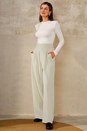 Arach&Cloz Women's Wrinkle-Free Pleated - Image 5