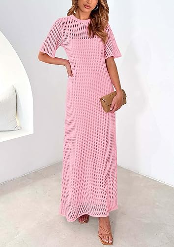 PRETTYGARDEN Womens Eyelet Cover Up Dress 2025 - Image 5