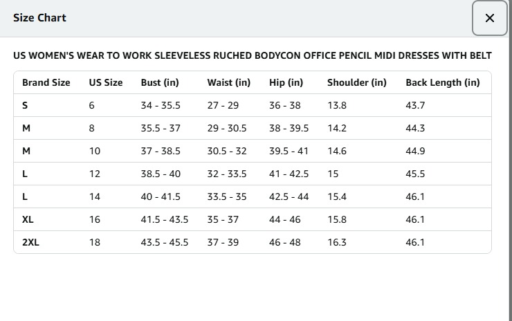 GRACE KARIN Women's Wear to Work Sleeveless