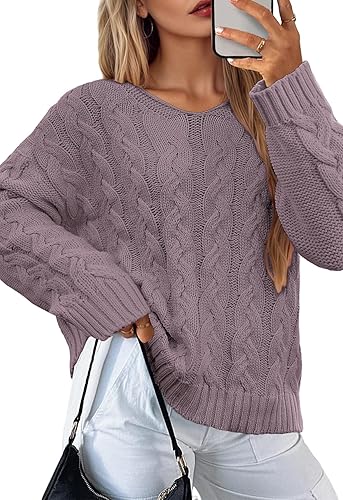 IWD Women's Oversized Sweaters Cable Knit - Image 9