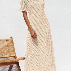 PRETTYGARDEN Womens Eyelet Cover Up Dress 2025