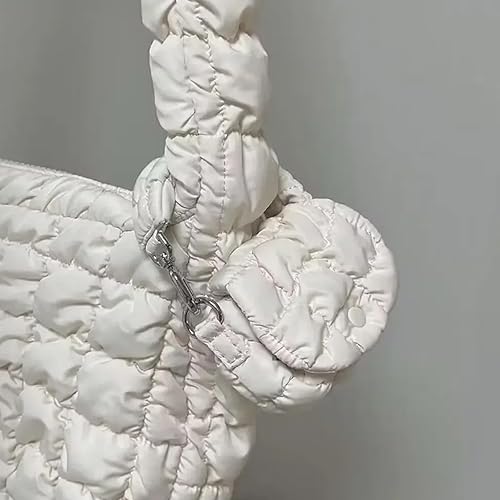 Super Mini Quilted Bag Puffer Wristlet Clutch Purse Nylon Padded - Image 5