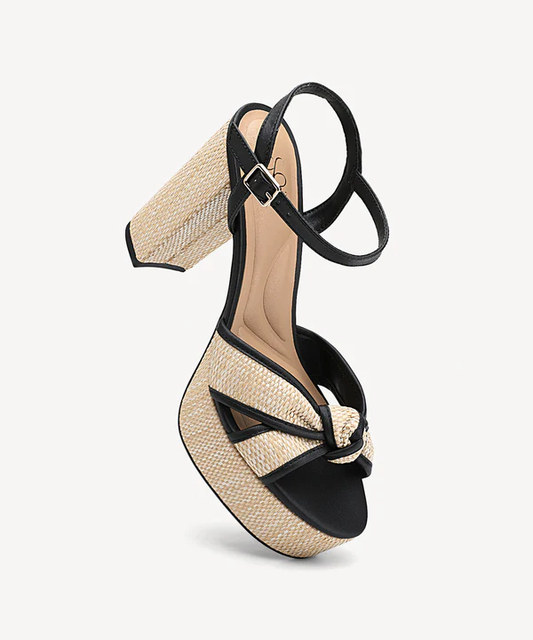 Elegance Raffia Platform Sandals - Image 7