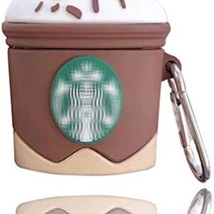 Airpods Case,3D Cute Funny Cool Kawaii Fashion Ice Cream Cup Airpods Case