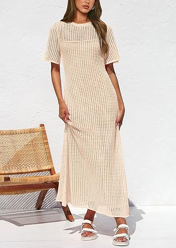 PRETTYGARDEN Womens Eyelet Cover Up Dress 2025 - Image 7