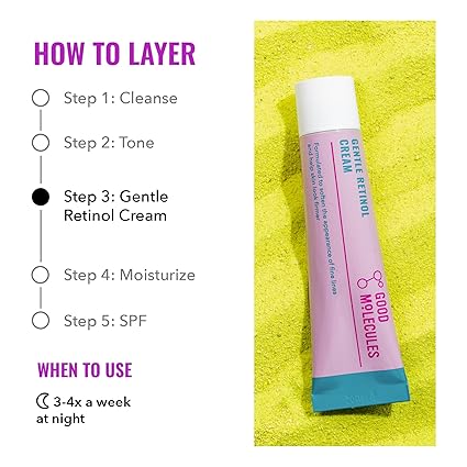 Good Molecules Gentle Retinol Cream - Retinol Night Cream - Image 4