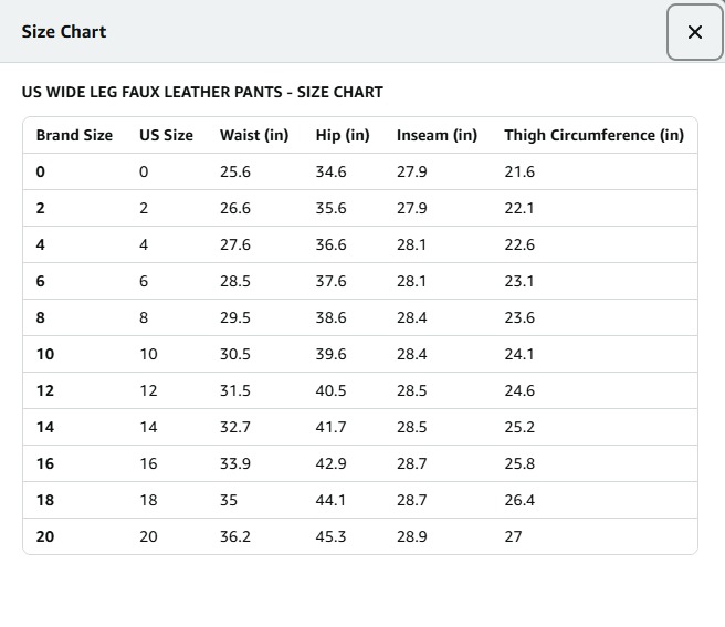 Women's Faux Leather Pants Button PU Jeans - Image 5