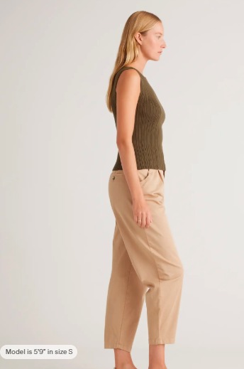 Cotton Cashmere Ribbed Tank - Image 3