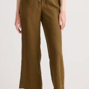 100% European Linen Wide Leg Pants