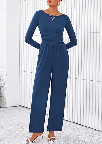 PRETTYGARDEN One Piece Jumpsuits for Women Dressy Casual Long Sleeve - Image 7