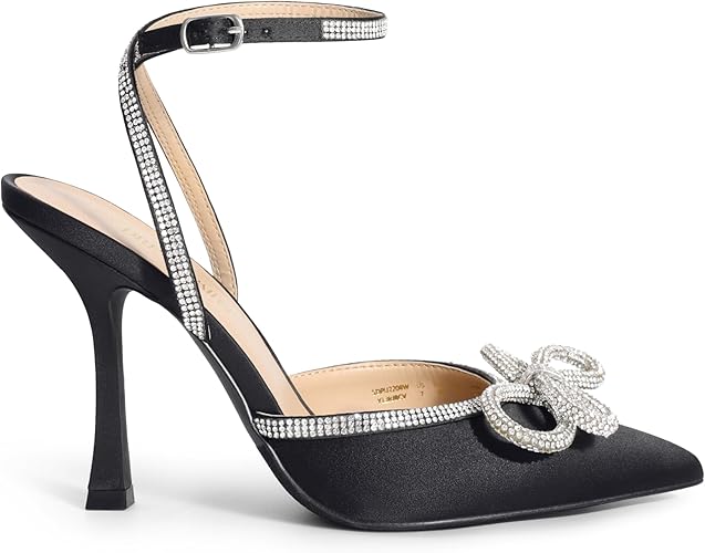 Women's High Heels Destiny Closed Toe Strappy Sexy Rhinestone - Image 4