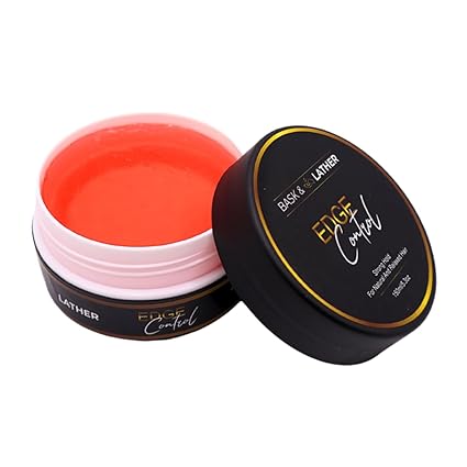 BASK & LATHER Strong Hold Edge Control Gel with Castor Oil