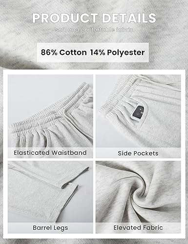 SeekMe Women's Barrel Leg Sweatpant Drawstring