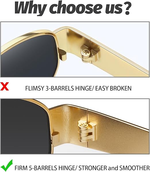 BUTABY Retro Oval Sunglasses for Women Men Designer - Image 5