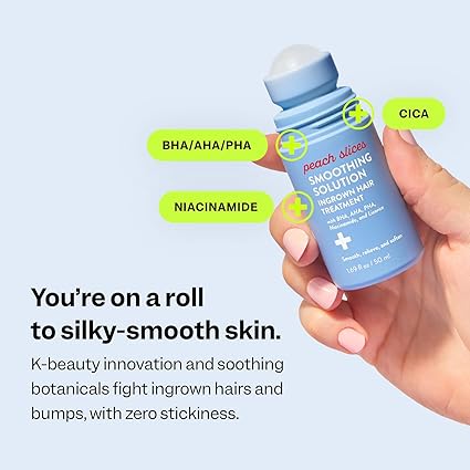 Peach Slices Smoothing Solution Ingrown Hair Treatment (1.69 oz) - Image 5