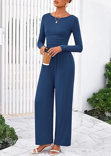PRETTYGARDEN One Piece Jumpsuits for Women Dressy Casual Long Sleeve - Image 5
