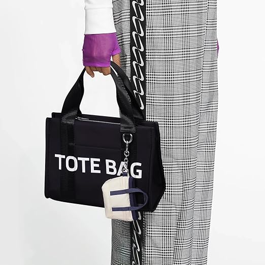 Coin Purse Mini Tote Bag Keychain Small Change Purse - Image 5