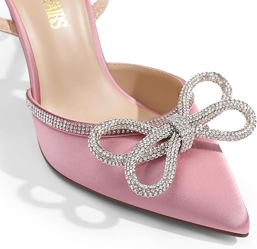 Women's High Heels Destiny Closed Toe Strappy Sexy Rhinestone - Image 6